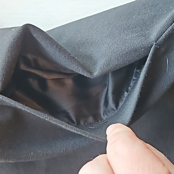 Eileen Fisher Black Sleeveless Ponte Aline Tent Dress M - Picture 6 of 8